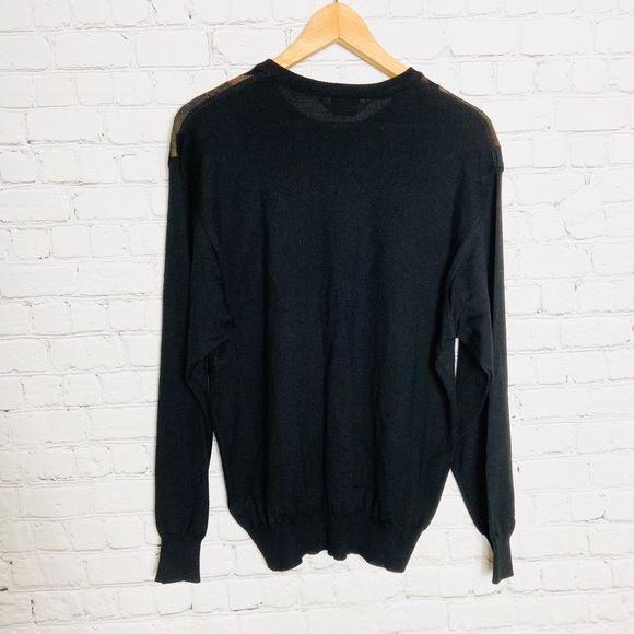 Dalmine Mens Sweater in Italian Merino Wool/ Med - Picture 2 of 5